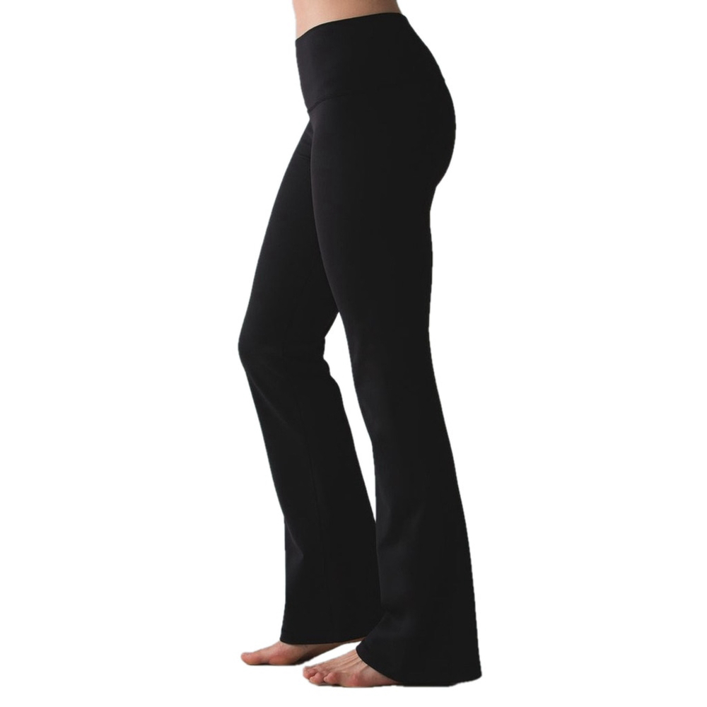 Lululemon Groove Pant III Full-On Luon Black W/ Reversible Band 4